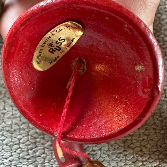 Vintage and Antique Wooden Christmas Tree Holiday Ornaments Decor Bundle of 6 - Picture 5 of 8